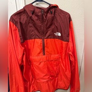 Orange North Face Jacket
